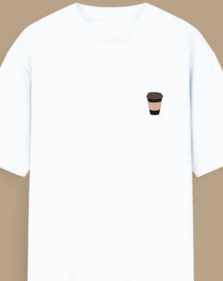 Coffee Because Adulting is Hard Oversized T-Shirt