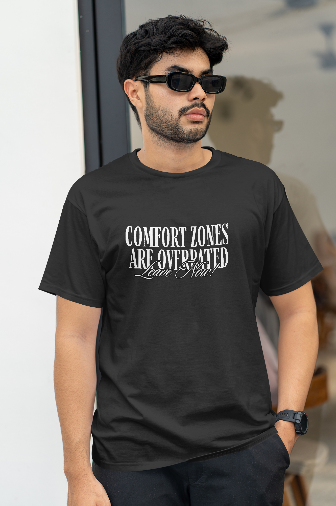 Comfort Zones Are Overrated Oversized T-Shirt