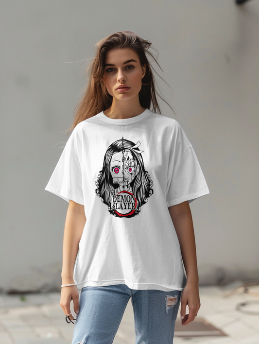 "Breathe Like a Slayer" – Demon Slayer Front Print Tee